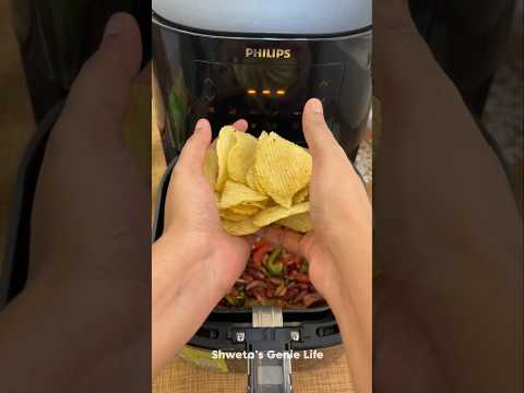 Lays Chaat Snacks Recipe in Air Fryer😋 #shorts #viral #trending #youtubeshorts #reels #yt