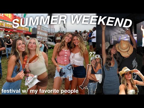 MY FAVORITE WEEKEND OF SUMMER | music festival with my best friends VLOG