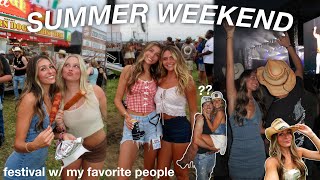 MY FAVORITE WEEKEND OF SUMMER | music festival with my best friends VLOG