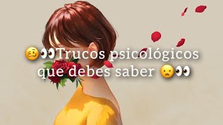 👀🥴Trucos psicológicos que debes saber 👀😳