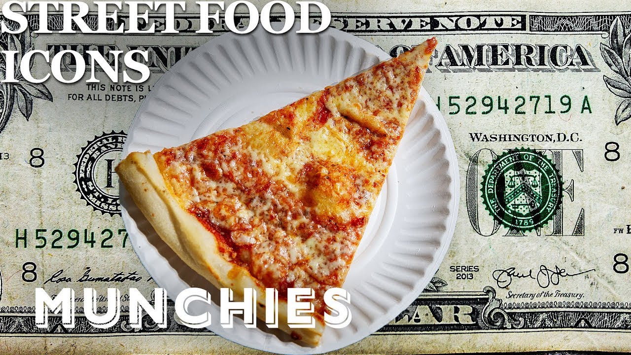 The Iconic -1 Pizza Slice of NYC - Street Food Icons