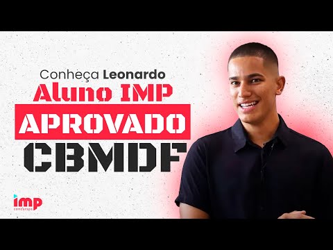 Leonardo aluno IMP aprovado no Corpo de Bombeiros DF