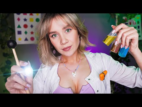 АСМР Осмотр у Врача Невролога 👩‍⚕️ Проверка на СДВГ Рефлексов и Нервов asmr adhd cranial nerve exam