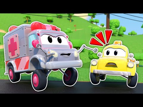Watch out! The ROBOT AMBULANCE goes crazy! | Car Repair
