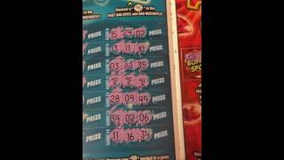 Ca lottery scratcher! Deluxe playbook winners!!