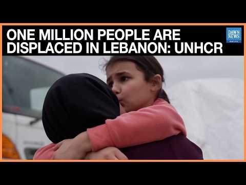 YouTube video thumbnail: One Million People Displaced in Lebanon, UNHCR Says 