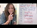 Techniques for Breaking Up Big Words