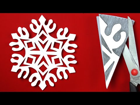 Paper snowflakes. Easy Paper Snowflakes. How to make snowflakes out of paper