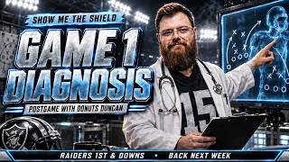 RAIDERS GAME 1 DIAGNOSIS: What Just Happened?! 🩺 | Show Me the Shield 📱