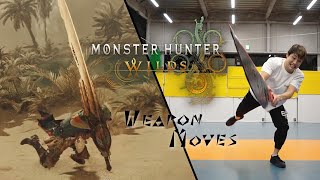Monster Hunter Wilds Weapon Moves In Real Life