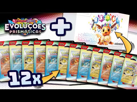 Abrindo as primeiras CAIXAS de Evoluções Prismáticas (ou Trumáticas?), nova coleção de Pokémon TCG!