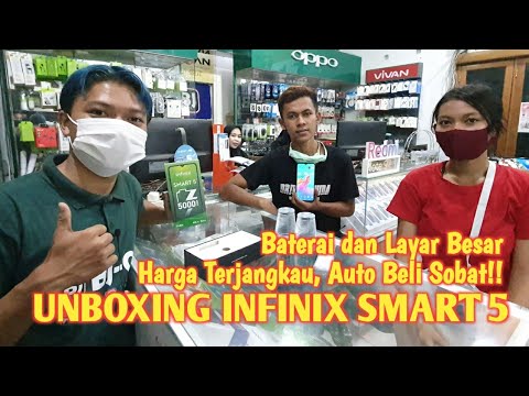 (INDONESIAN) UNBOXING INFINIX SMART 5 - Baterai dan Layar Besar, Harga Terjangkau, Auto Beli Sobat‼️😉👍👍