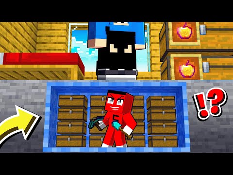 EVİMİN ALTINDA MİNİ ILLEGAL BASE BULDUM ve İNTİKAM ALDIM !! - Minecraft