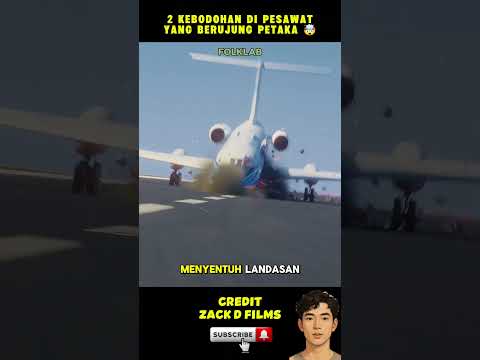2 Kebodohan Di Pesawat Yang Berujung Petaka 🤯 #faktaunik