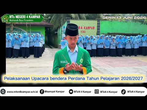 Pelaksanaan Upacara Bendera Pertama di Tahun Pelaj