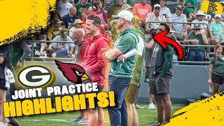 Reacting to Packers Joint Training Camp Practice HIGHLIGHTS vs Cardinals!!!