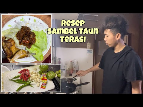 Nyambel terasi bikin habis Nasi ‼️ TKi Jepang masak resep sambel taun terasi
