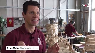 Visite de l'usine MÜLLER par France2