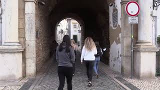 Faro-Ausflug mit Kamera-Kind Tanja