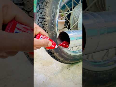 Bullet silencer me Colgate daldiya 😱🫨 #trendingshorts #funkeyexperiment #viralvideo #virashorts