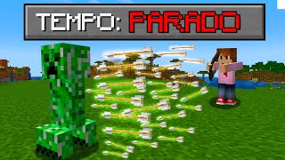 eu CONTROLO o TEMPO no MINECRAFT (xaublin observa...)