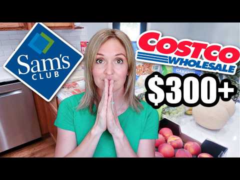 HUGE GROCERY HAUL FROM COSTCO AND SAM'S CLUB | FEEDING 40 PEOPLE!!!