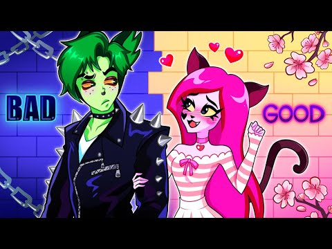 Bad VS Good PART 2: Opposites Love Each Other | Teen-Z Life