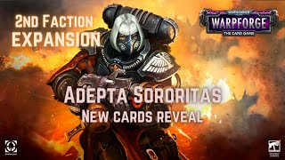 Adepta Sororitas NEW CARDS REVEAL || Warhammer 40K: Warpforge
