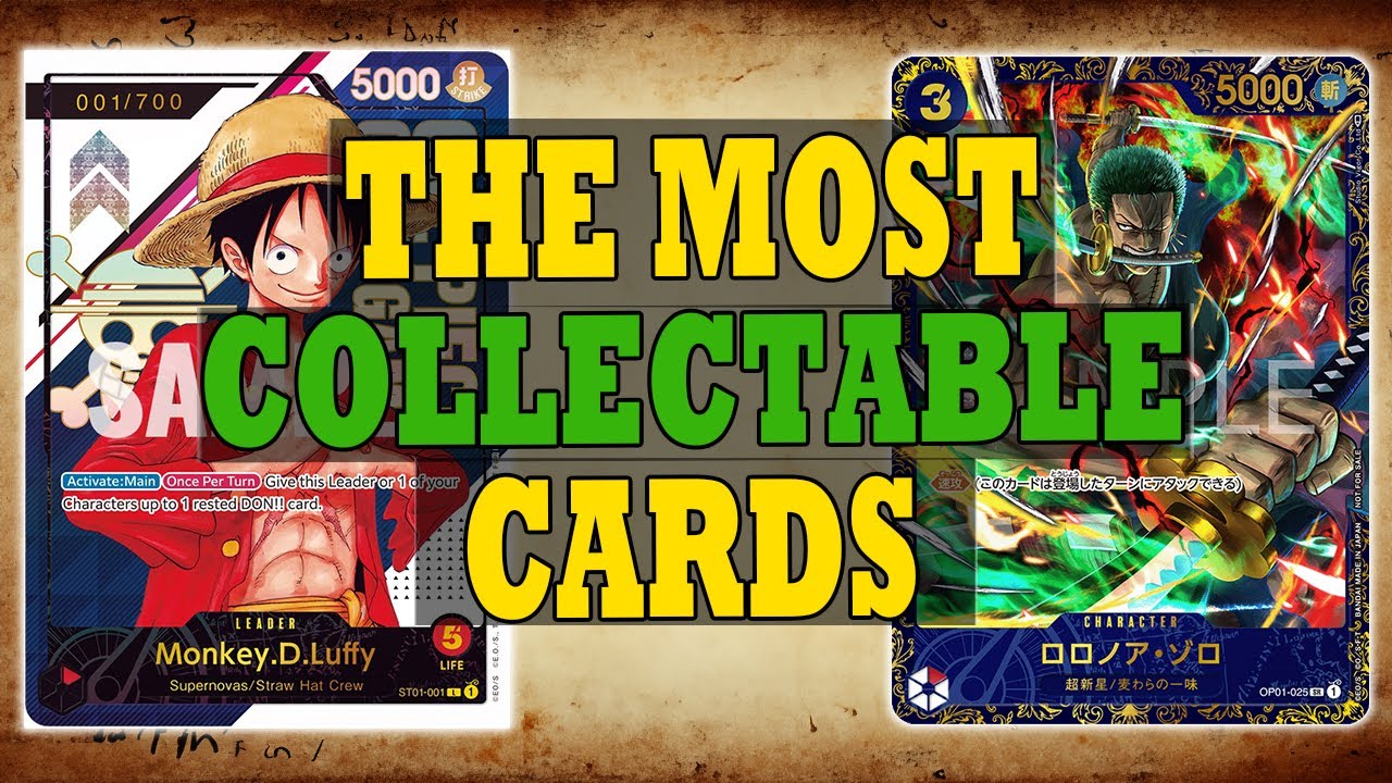 The Most Collectable Cards In One Piece Card Game! (2023)