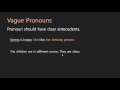 Clarifying Vague Pronouns in Writing