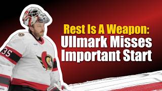 Ullmark Misses Big Game in Tampa To Rest; Sanderson Ready To Return? Travis Green For Jack Adams?