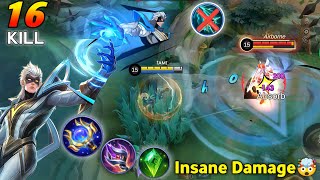 Vale 16 Kills Insane Damage🤯 | Solo Rank Gameplay | MLBB