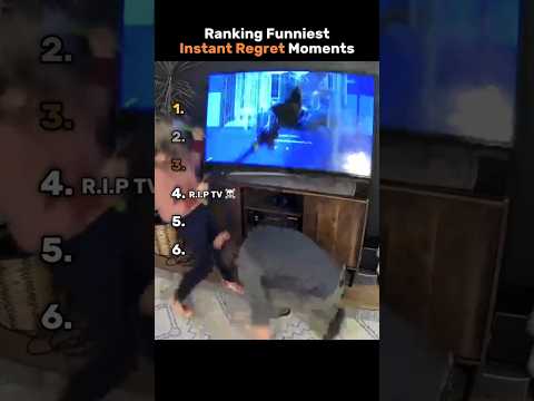 Ranking The Funniest Instant Regret Moments😂❤️ #ranking #tiktok #funnymoments #moments