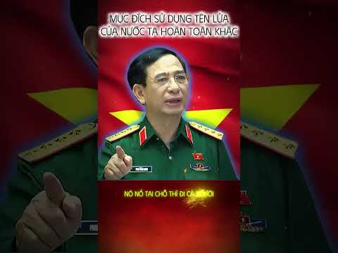 ĐẠI TƯỚNG PHAN VĂN GIANG I MỤC ĐÍCH SỬ DỤNG TÊN LỬA CỦA NƯỚC TA HOÀN TOÀN KHÁC #shorts #trending