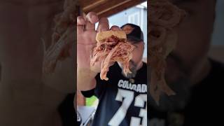 Easy Smoked Pulled Ham Recipe #shorts #bbq #ham