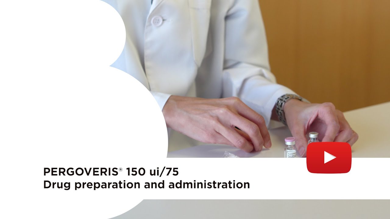 Pergoveris® 150 ui/75: drug preparation and administration