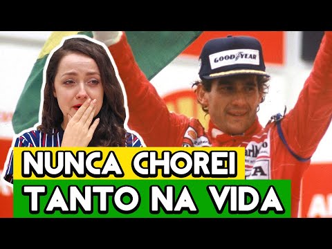 GRINGA RUSSA REAGE AO AYRTON SENNA