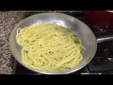 Spaghetti con lupini e bottarga - dalla Sardegna con molto sapore (videoricetta n. 1168)