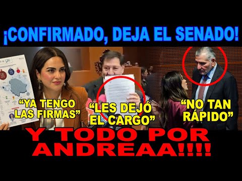 NOROÑA HUYE DEL SENADO !! VIDEO CAOS EN SESIÓN REÚNEN LAS FIRMAS,  PLAN B DE ADAN AUGUSTO EN JUEGO