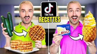 Je Teste Des RECETTES VIRALES TIKTOK... Tes PAPILLES vont HALLUCINER !