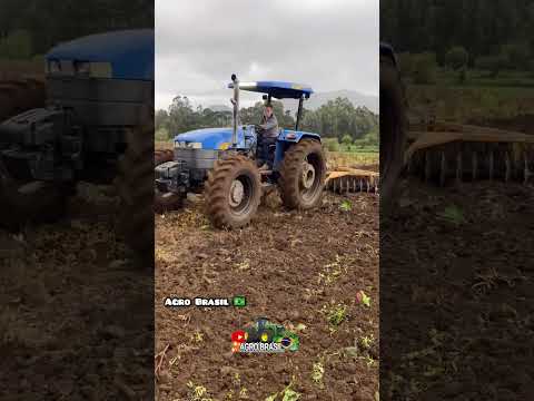 NEW HOLLAND PRESSΓO #agrobrasil #mercadoagricola #operador #colheita #milho #gradea