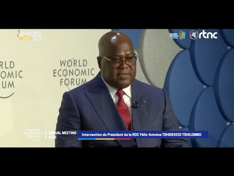 DISCOURS MENAÇANT DU PR FÉLIX TSHISEKEDI AU FORUM ÉCONOMIQUE MODIAL , RDC PAYS SOLUTION LEADER