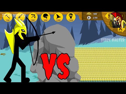 ARMY GOLDEN ARCHIDON AGAINTS 9999 ITEMS GOLEN VS ZOMBIE UNLIMITED | STICK WAR LEGACY | STICK MASTER