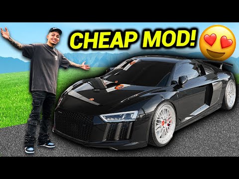 THIS CHEAP MOD COMPLETELY CHANGED MY AUDI R8!!!