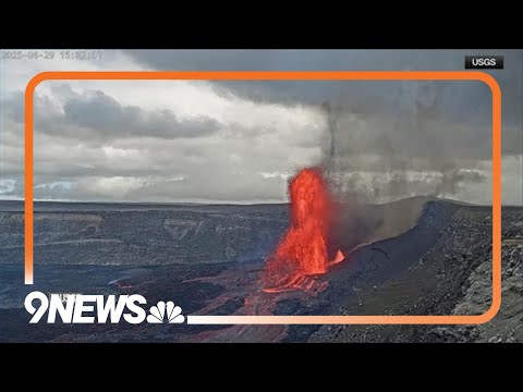 YouTube video thumbnail: Hawaii's Kilauea Volcano Erupts Again