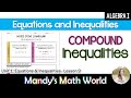Understanding Compound and Inequalities