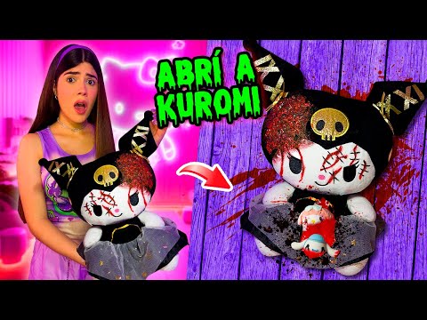 ABRÍ un PELUCHE de KUROMI y ME AMENAZÓ💜💀 (Por qué me habló??⚠️) | Ani Cat😻