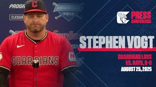 Stephen Vogt After Guardians THIRD STRAIGHT SHUT OUT, Explains Dugout Moment With Tanner Bibee