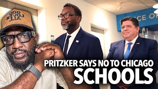 Illinois Governor Pritzker Says No To Mayor Brandon Johnson In Saving Chicago Schools From Deficit 😳