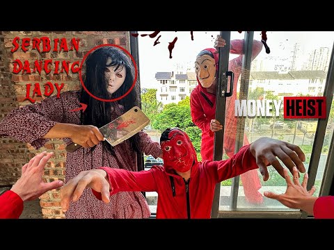 MONEY HEIST vs SERBIAN DANCING LADY 13 (Epic Parkour POV Chase by Highnoy)